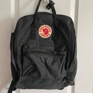 Authentic fjallraven navy backpack
